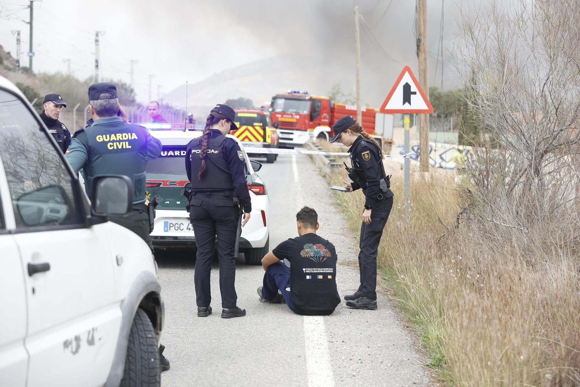 Grave explosión en la pirotecnia Hermanos Sirvent en Fontcalent, Alicante
