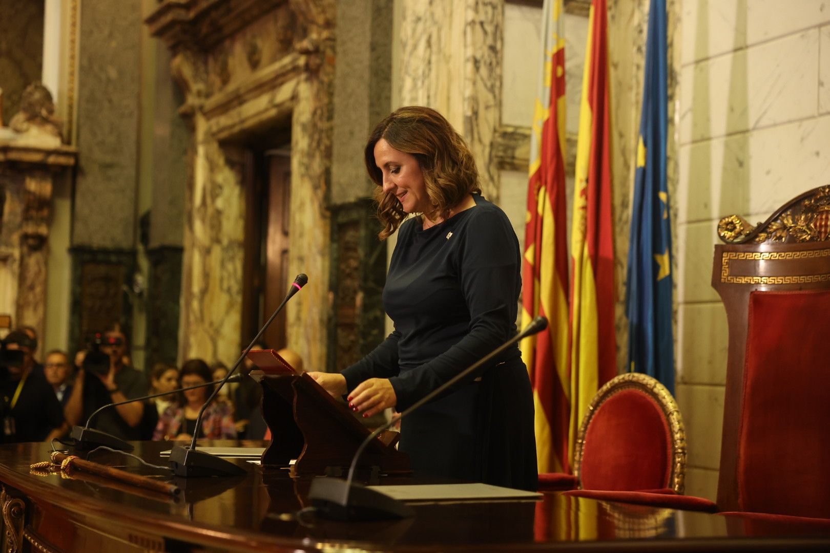 La Proclamación de las falleras mayores de València, en imágenes