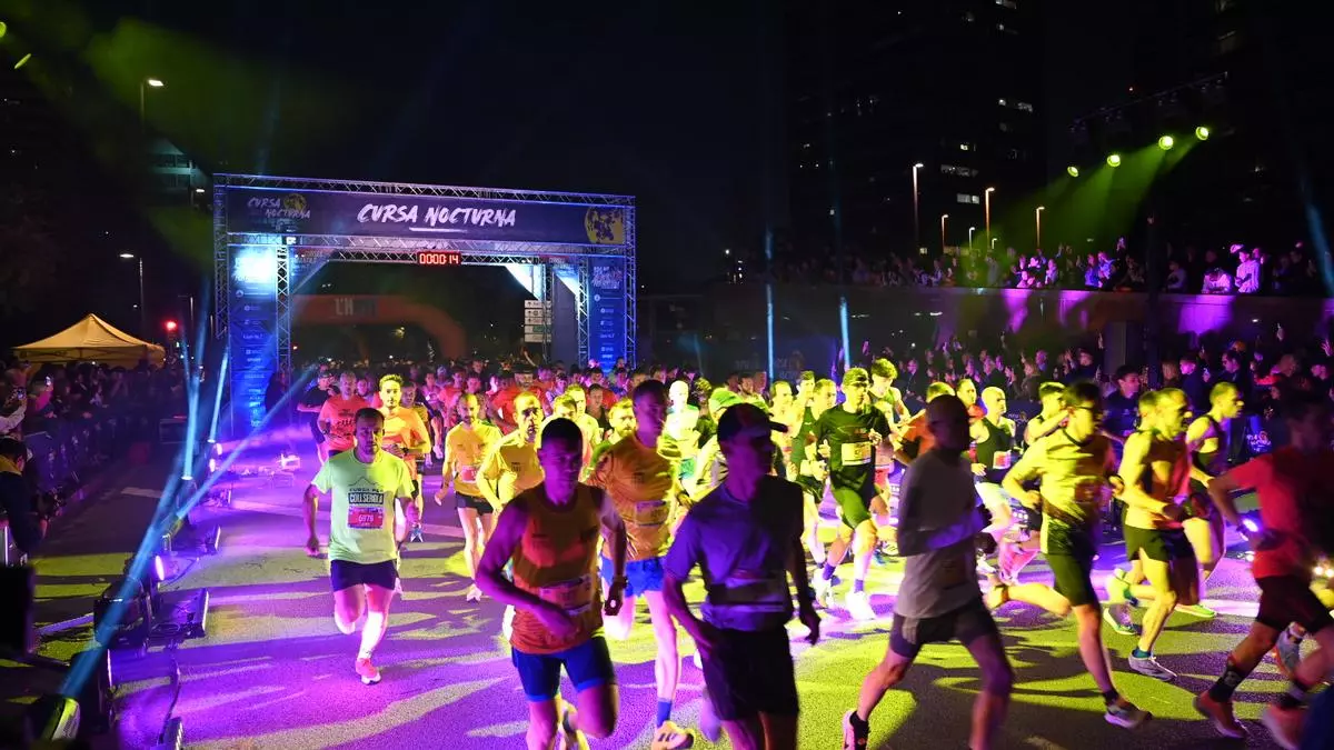 La Nocturna by iFP 2025 reuneix 7.000 participants en una nit de running, festa i solidaritat a L*Hospitalet