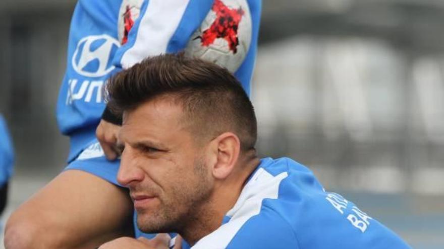 Guillem Vallori, durante un entrenamiento en Son Malferit.