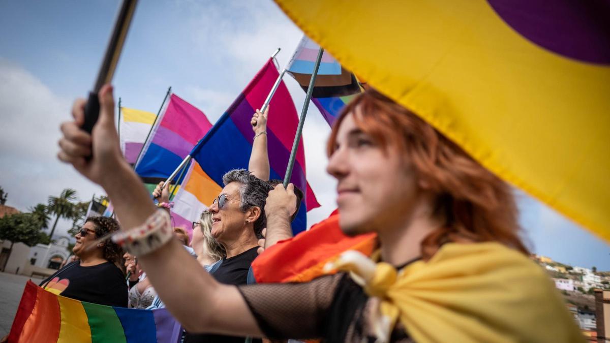 Manifestación del Orgullo LGTBI+ en La Laguna