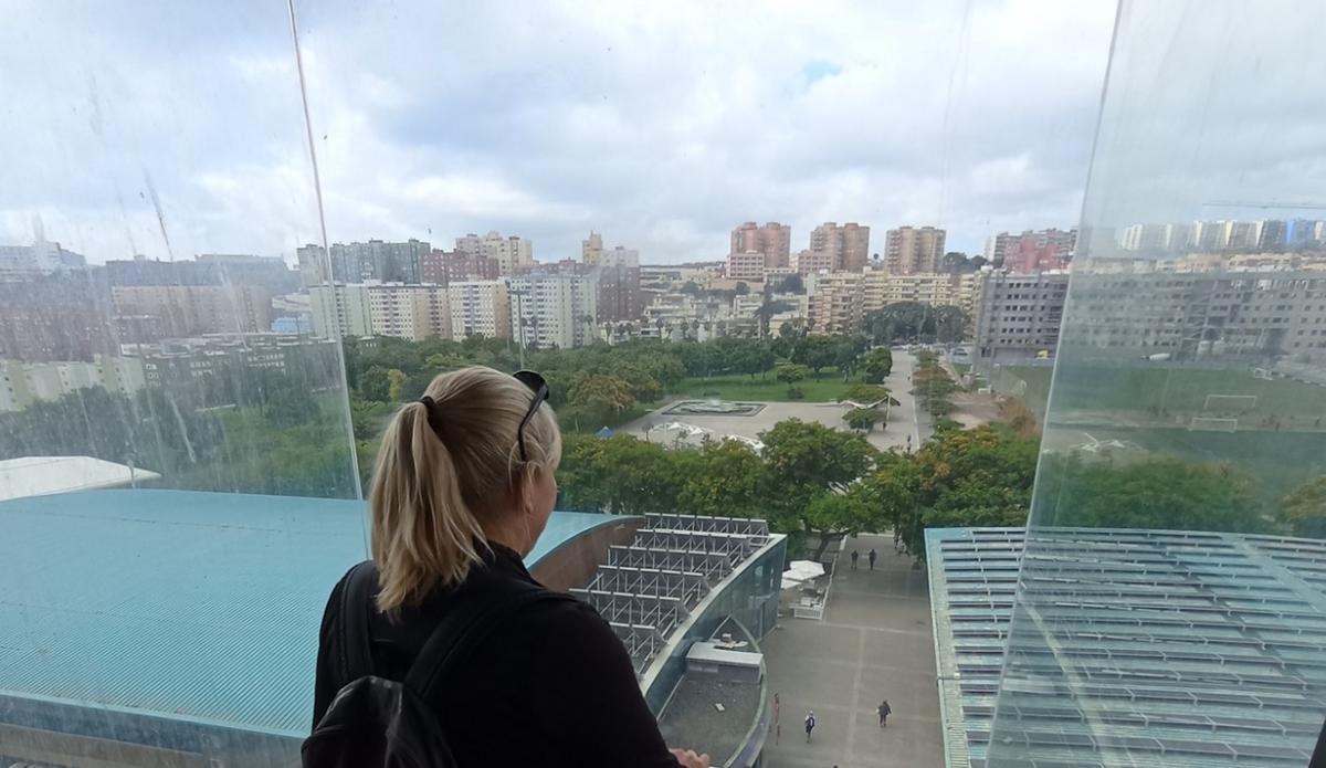 El Ayuntamiento pone en marcha el ascensor panorámico del parque de Las Rehoyas.