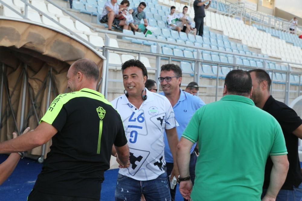 Javi Flores siguió el encuentro y Quique Pina estuvo con Diego García y Jorge Cordero