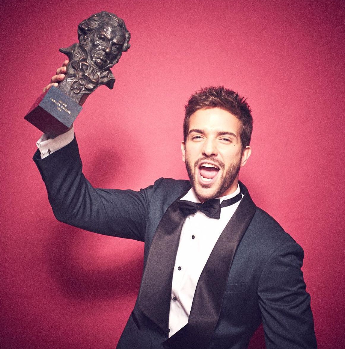 Pablo Alborán en el backstage de los Premios Goya 2016