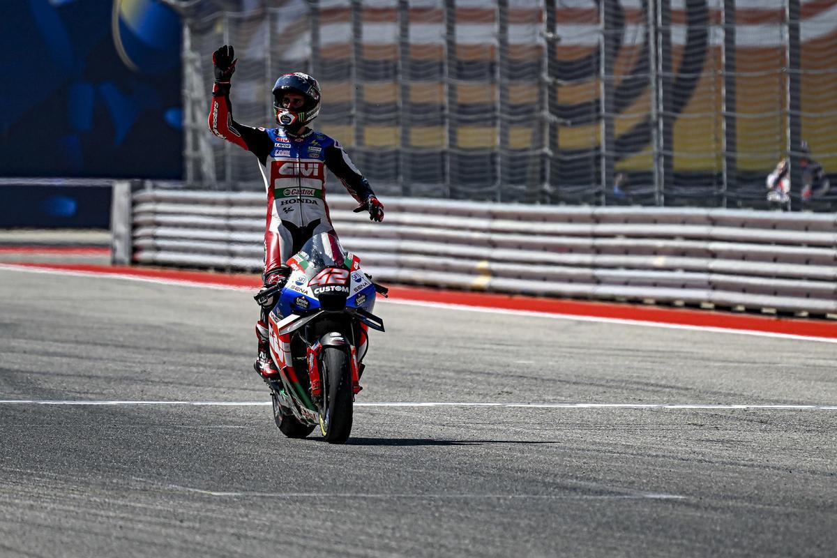 Las imágenes de la carrera de MotoGP en el Gran Premio de las Américas.