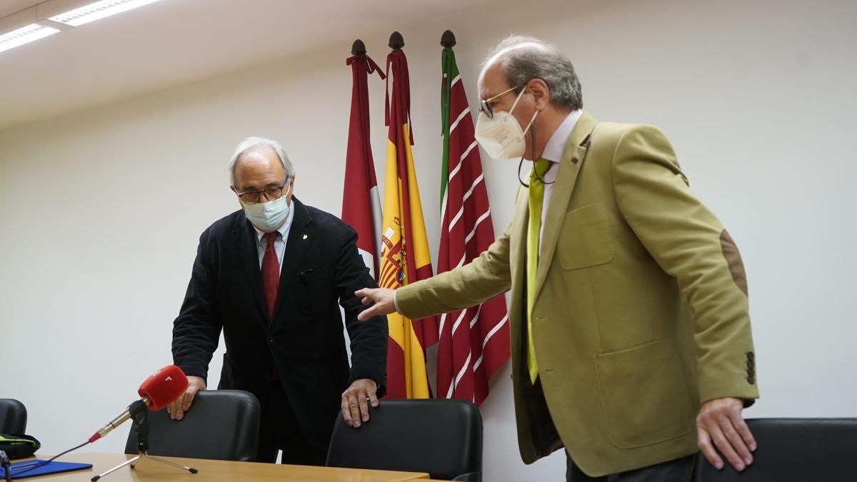 Francisco Rojo y Victorio Lobo presentan el Congreso de Historia de la Veterinaria de Zamora