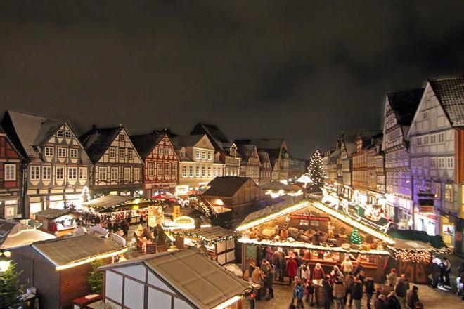 Casas con entramado de madera en Celle Alemania