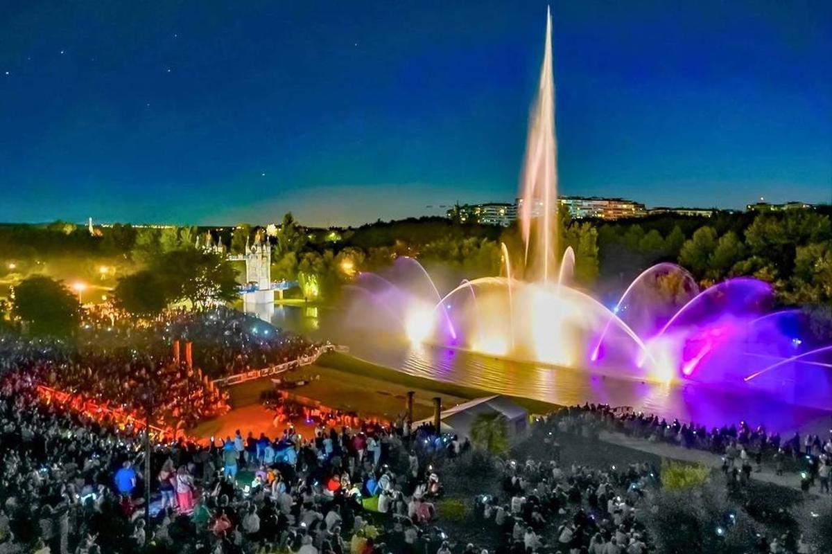 Los espectáculos de luces, agua y sonido podrán disfrutarse todos los viernes, sábados y domingos hasta el próximo 27 de septiembre