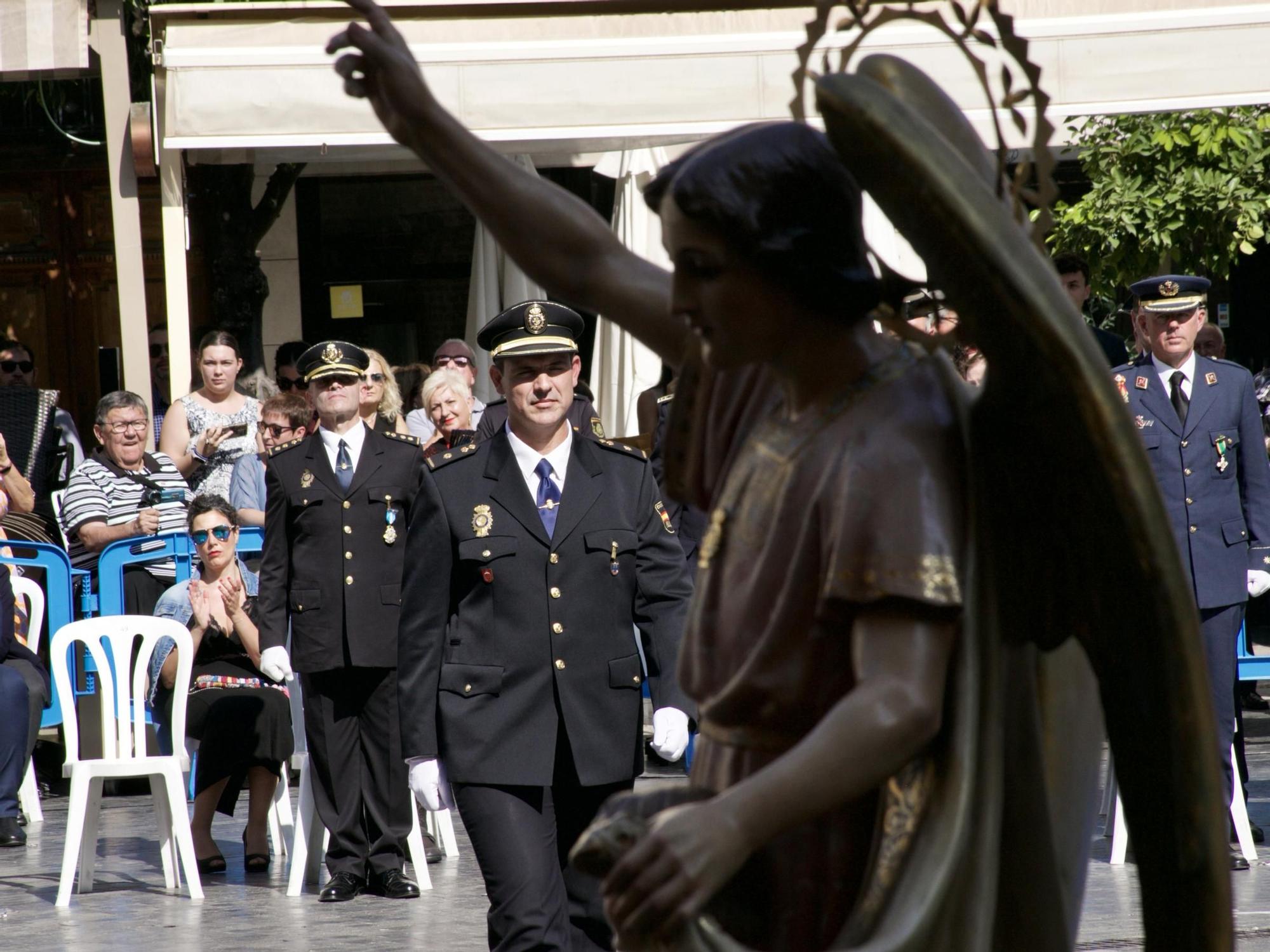 Las imágenes del acto de la Policía Nacional en Murcia por la Fiesta Nacional