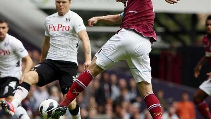 Imagen del partido del West Ham. / stefan wermuth / reuters