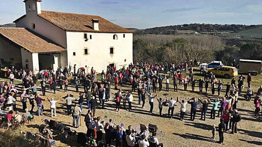 La ballada de sardanes no va faltar en l&#039;edició d&#039;enguany del tradicional aplec.