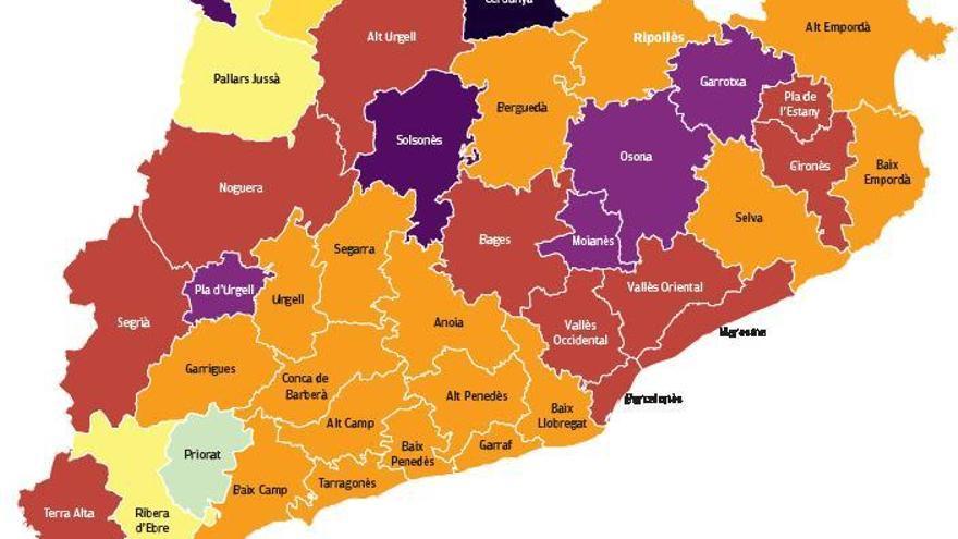 La Cerdanya manté l&#039;alt risc de rebrot i velocitat de contagi