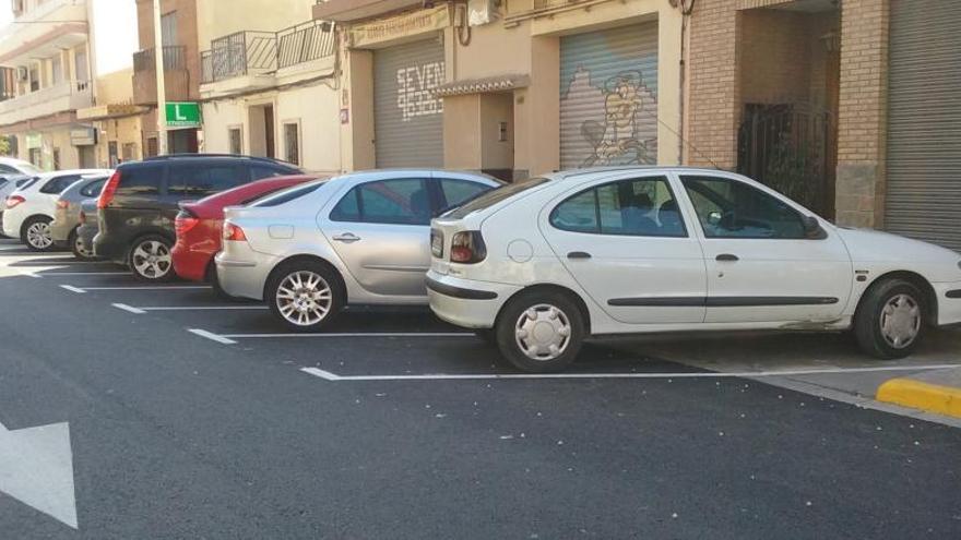 Una de las calles acabada.