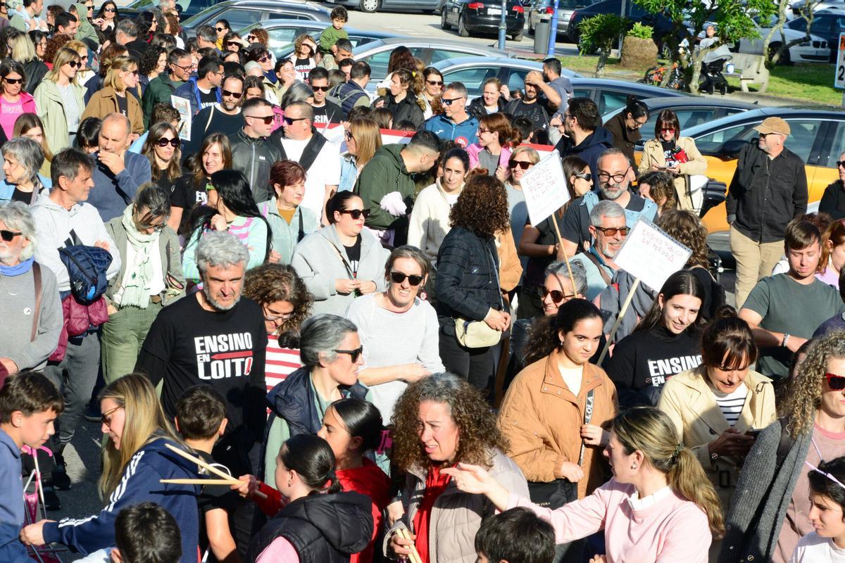 La comunidad educativa también clama en Cangas La comunidad educativa también clama en Cangas
