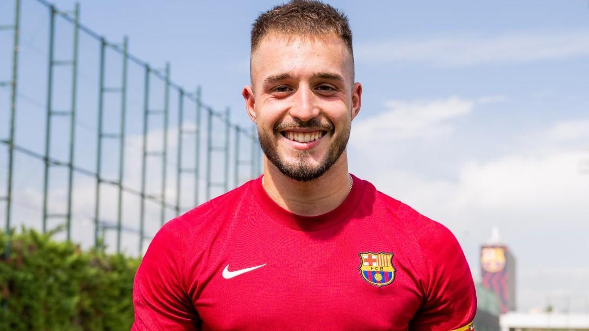 Arnau Tenas, capitán del filial blaugrana