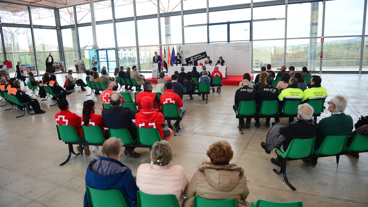 Voluntarios y profesionales homenajeados por el SES en Plasencia.