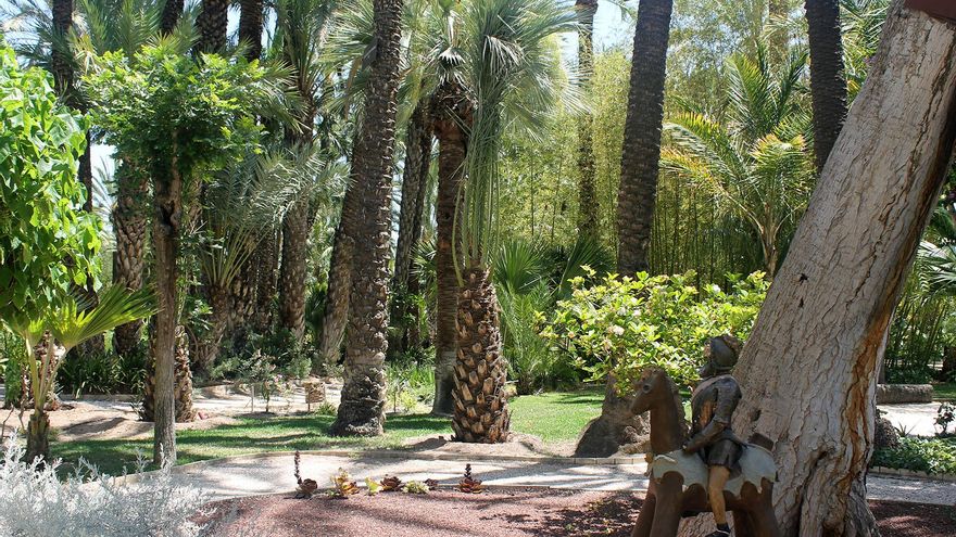 El Huerto del Cura de Elche inicia una estrategia de regeneración plantando nuevas palmeras
