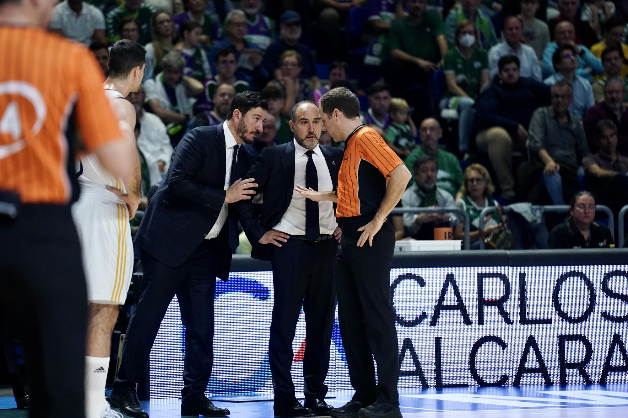 Una imagen del Unicaja - Real Madrid en el Carpena de la jornada 25 de la Liga Endesa.