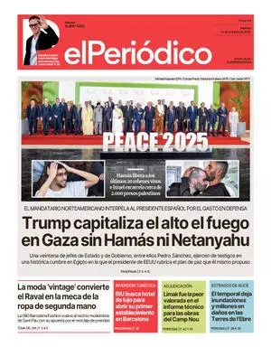La portada de EL PERIÓDICO del 14 octubre de 2025