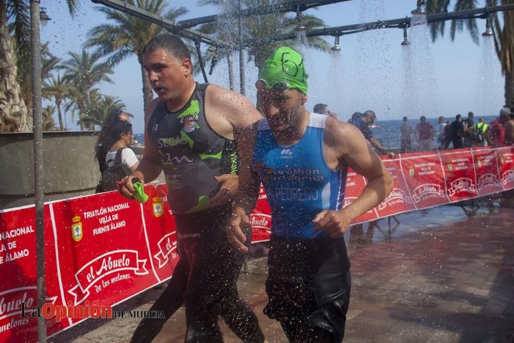 Salida del Triatlón Villa de Fuente Álamo