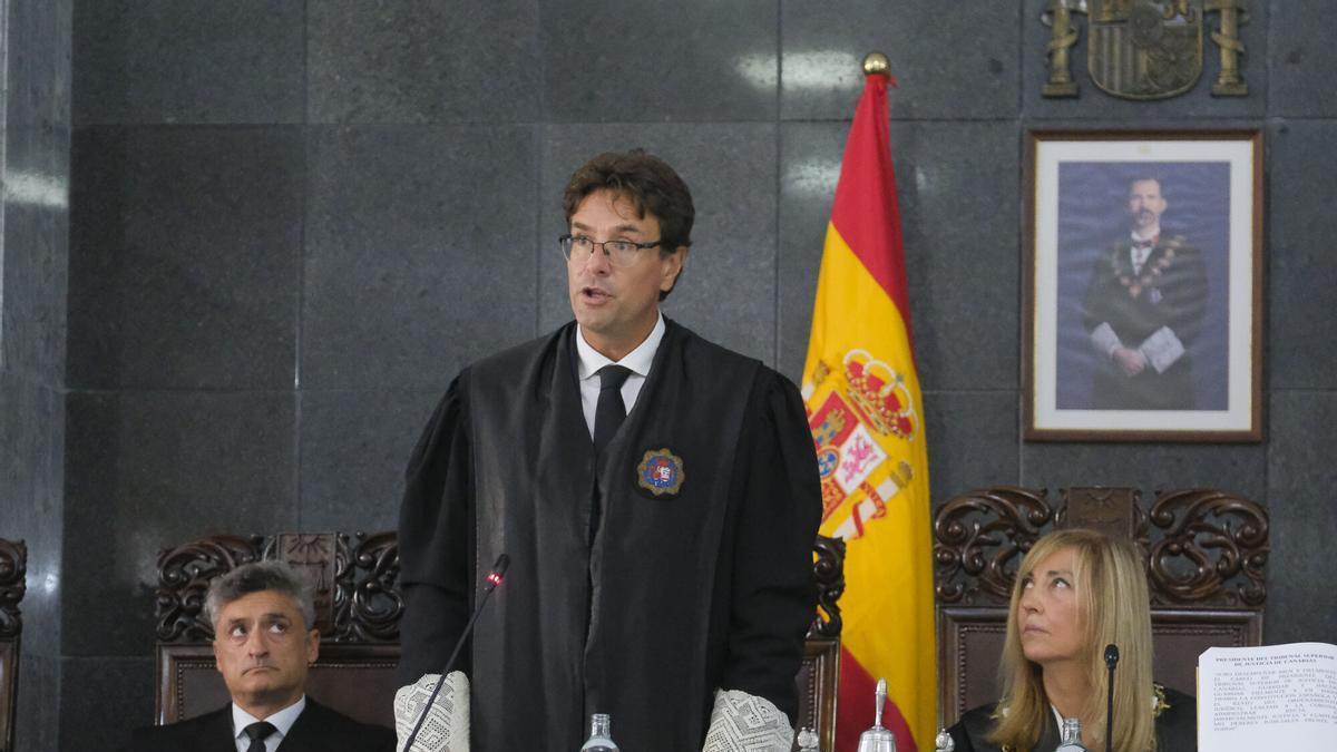 Discurso íntegro de Juan Avello en su toma de posesión como presidente del TSJC
