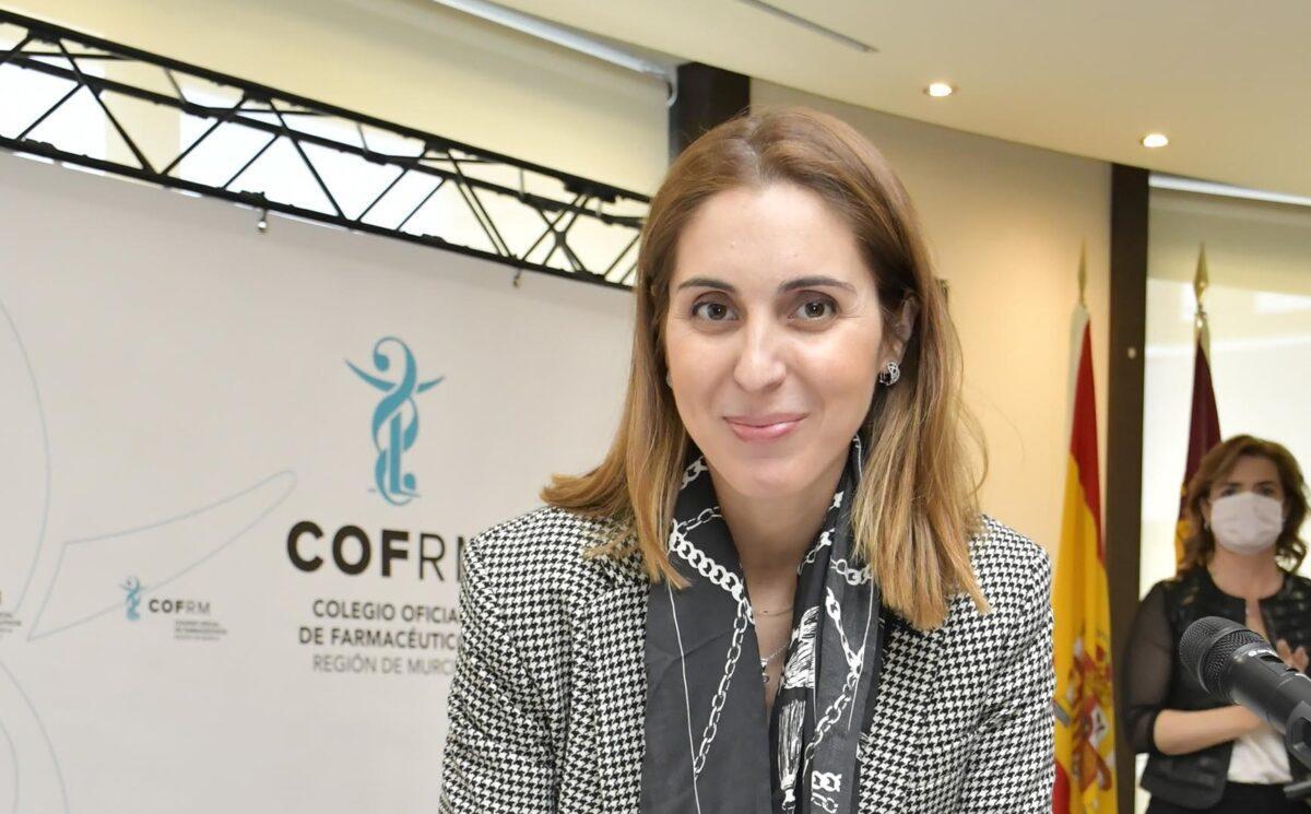 Paula Payá, presidenta del Colegio de Farmacéuticos de la Región de Murcia.