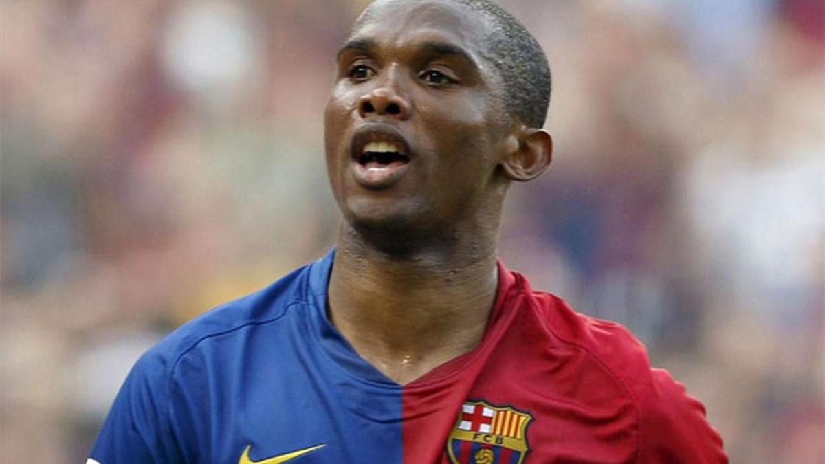 Eto'o conquistó una vez el Trofeo Pichichi