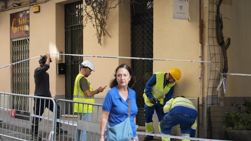 Els veïns de dues de les finques desallotjades del Putxet tornaran a casa dilluns