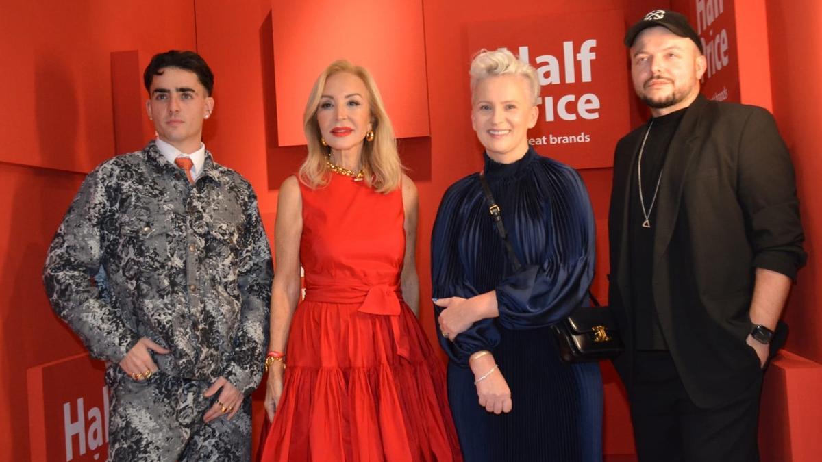 Luc Loren y Carmen Lomana han sido las estrellas de la fiesta de inauguración de la tienda.
