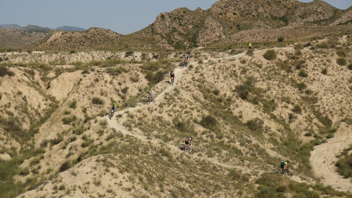 Torneo de mountain bike celebrado estos días, en una imagen facillitada por Margalló