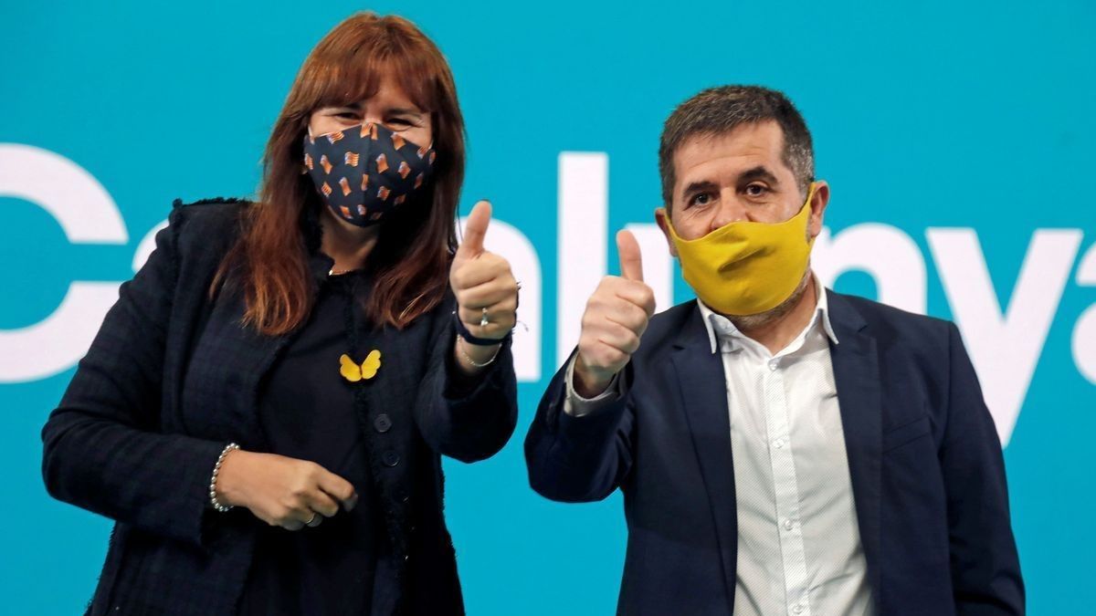 Laura Borràs y Jordi Sànchez.