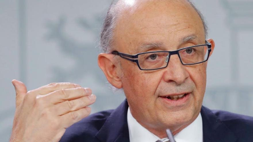 El ministro de Hacienda, Cristóbal Montoro.