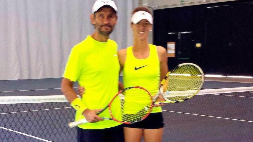 Ricardo Vigón e Isabel Fernández, la pareja ganadora del torneo.