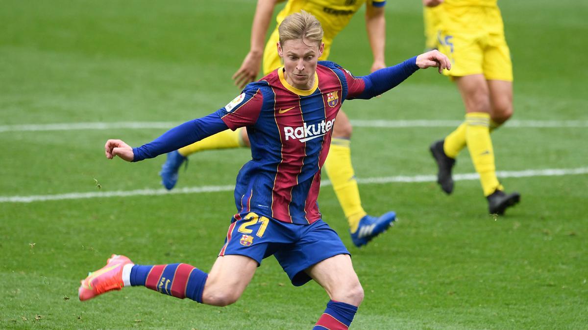 FC Barcelona - Nápoles | La reacción de Frenkie de Jong cuando fue sustituido