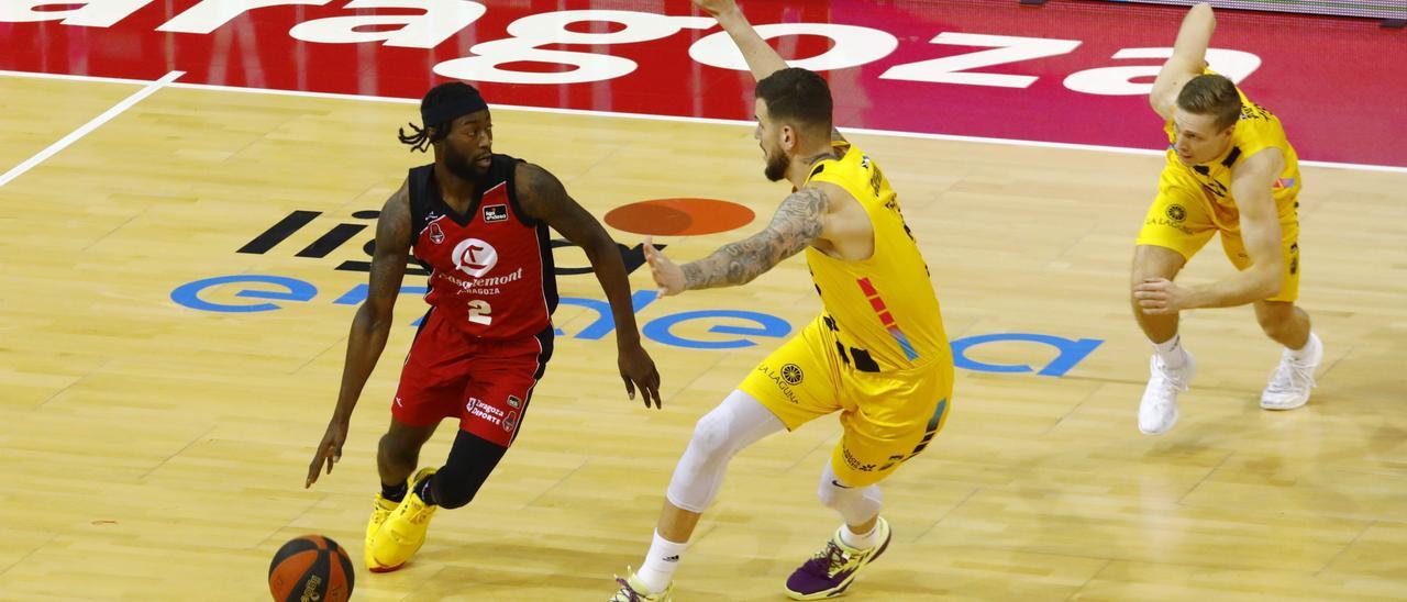 Matt Mobley, en el partido contra el Tenerife.