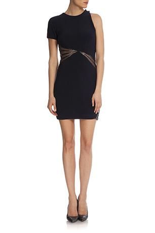 Vestido con mangas asimétricas de BDBA (264€)