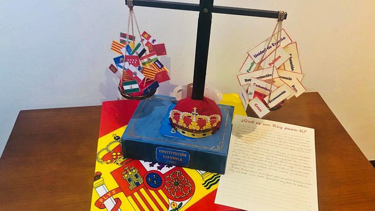 La maqueta que representará a Asturias en el concurso. | LNE