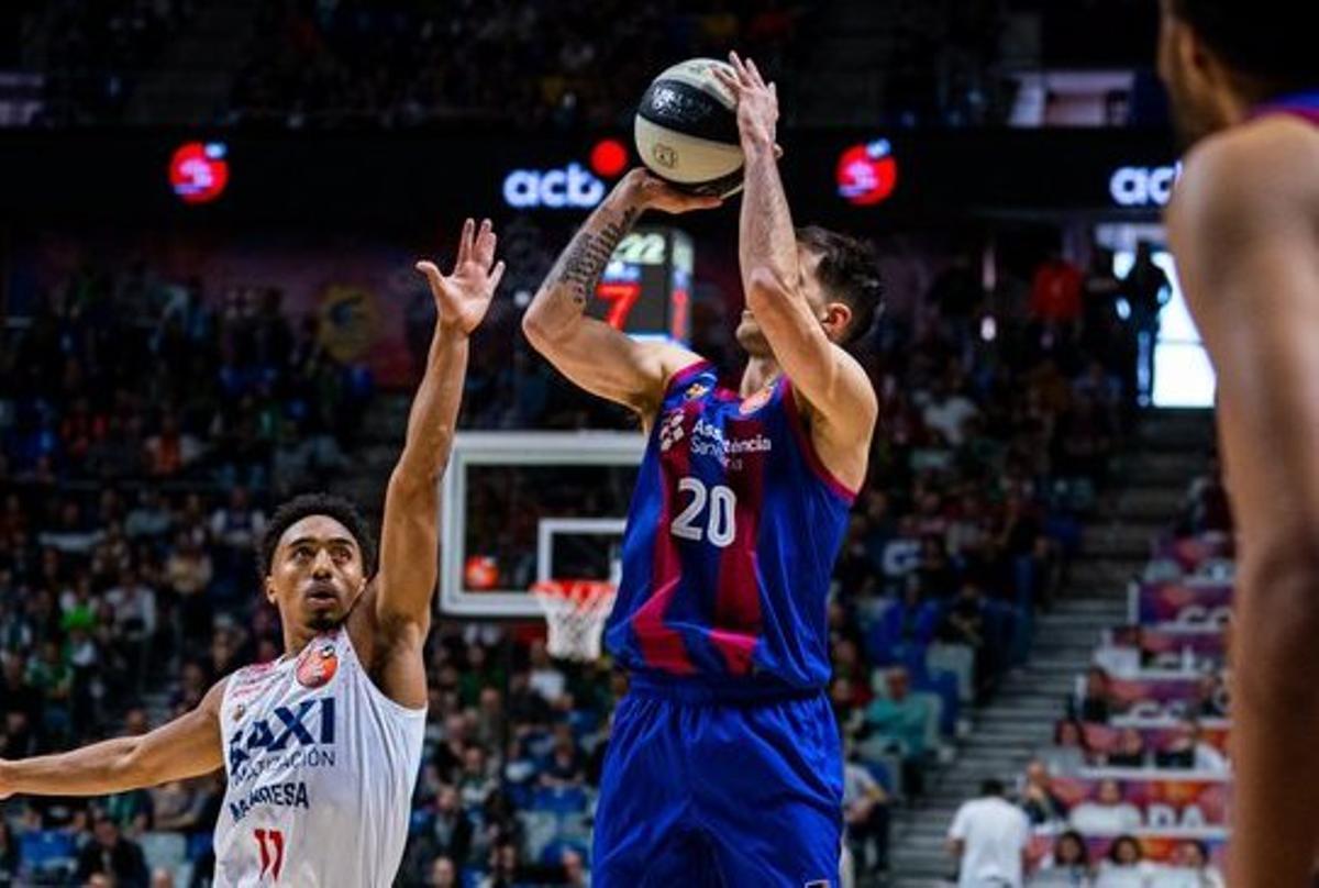 Nico Laprovittola acabó siendo decisivo para la victoria del Barça