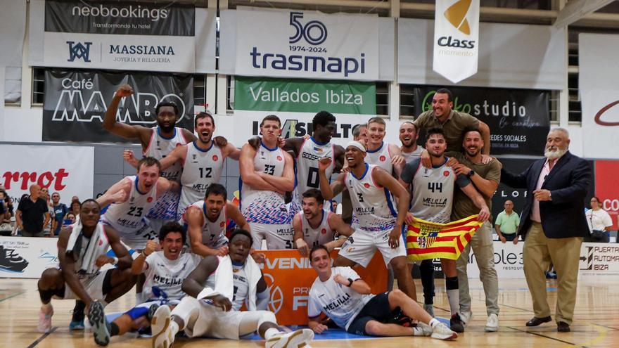 El zaragozano Javi García asciende a Primera FEB con el Melilla: "He disfrutado muchísimo"