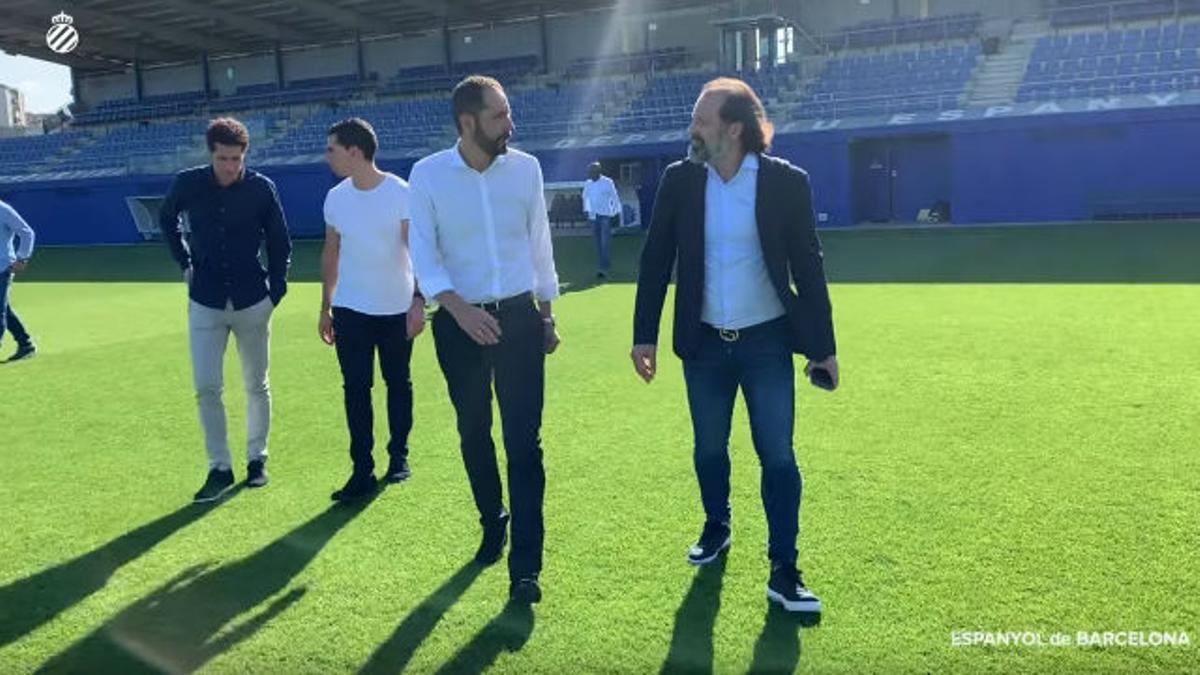 Así ha sido el primer día de Pablo Machín como entrenador del Espanyol