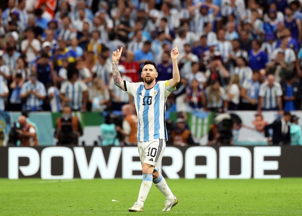 Messi igualó los diez goles de Batistuta con Argentina en un Mundial con su tanto ante Países Bajos | EFE