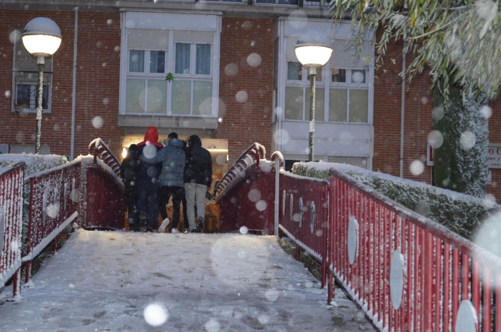 Borrasca Filomena en Benavente, las imágenes del temporal