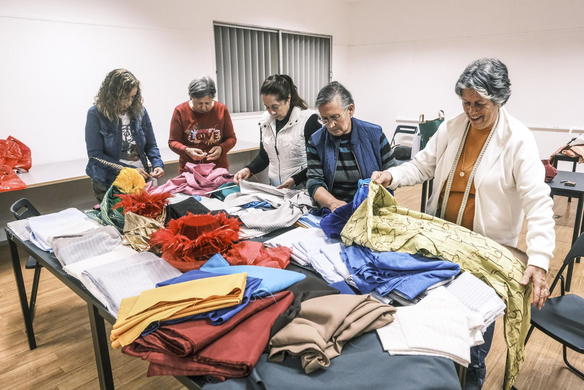 Ensayo del Belén Viviente realizado por vecinos de Tamaraceite