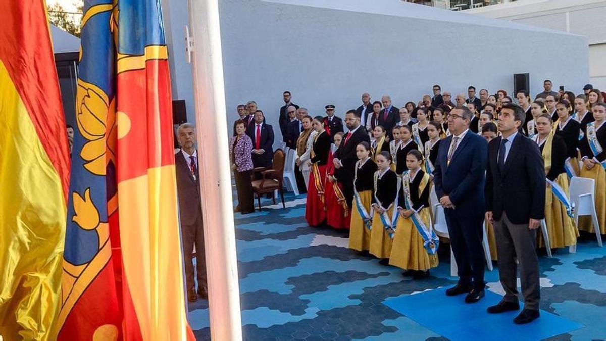 Mazón, en el acto del día de la Constitución en Benidorm