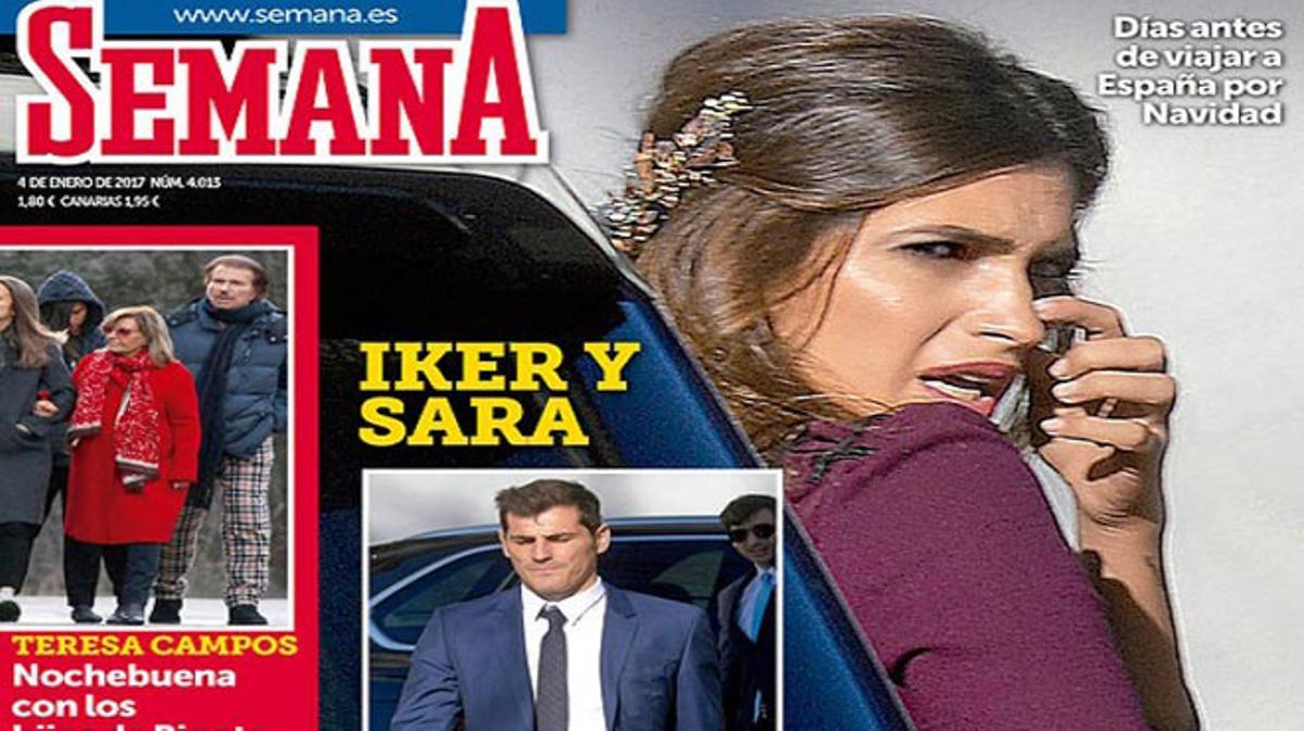 Sara Carbonero i Iker Casillas bategen el seu fill Lucas a Porto.