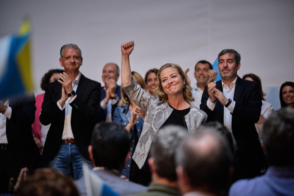 Acto electoral de CC-PNC de Fernando Clavojo