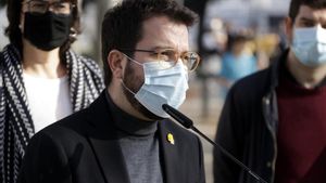 Primer pla de Pere Aragones  el 19 de desembre de 2020 (horitzontal) Jordi Pujolar ACN