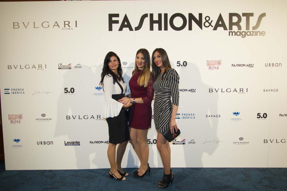 Gala de presentación de la revista Fashion & Arts Magazine en València.