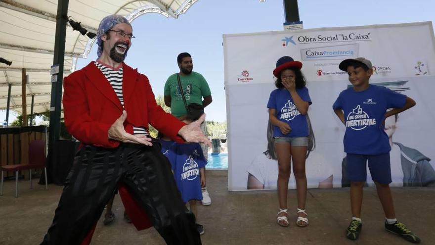 Niños en el campamento de CaixaProinfancia.