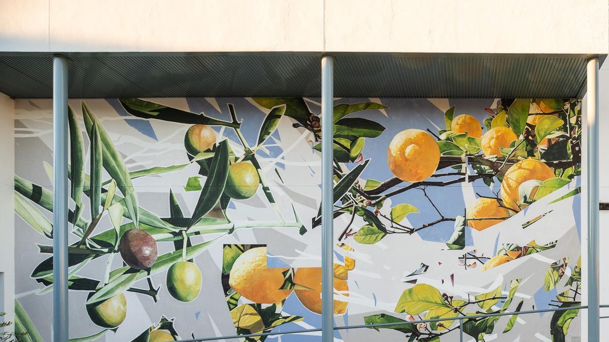 Uno de los murales artísticos en la provincia de Sevilla